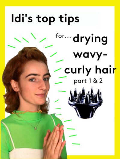 Idi’s Tips For Drying Curly Hair!