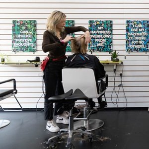 press coverage of DKUK gender neutral hairdressers in Peckham