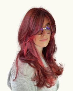 long layered hairstyles DKUK Salon in Peckham
